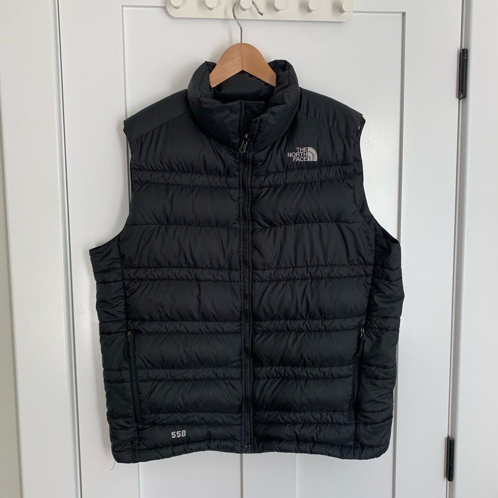 The North Face Black 550 Down Puffer Vest - Men's